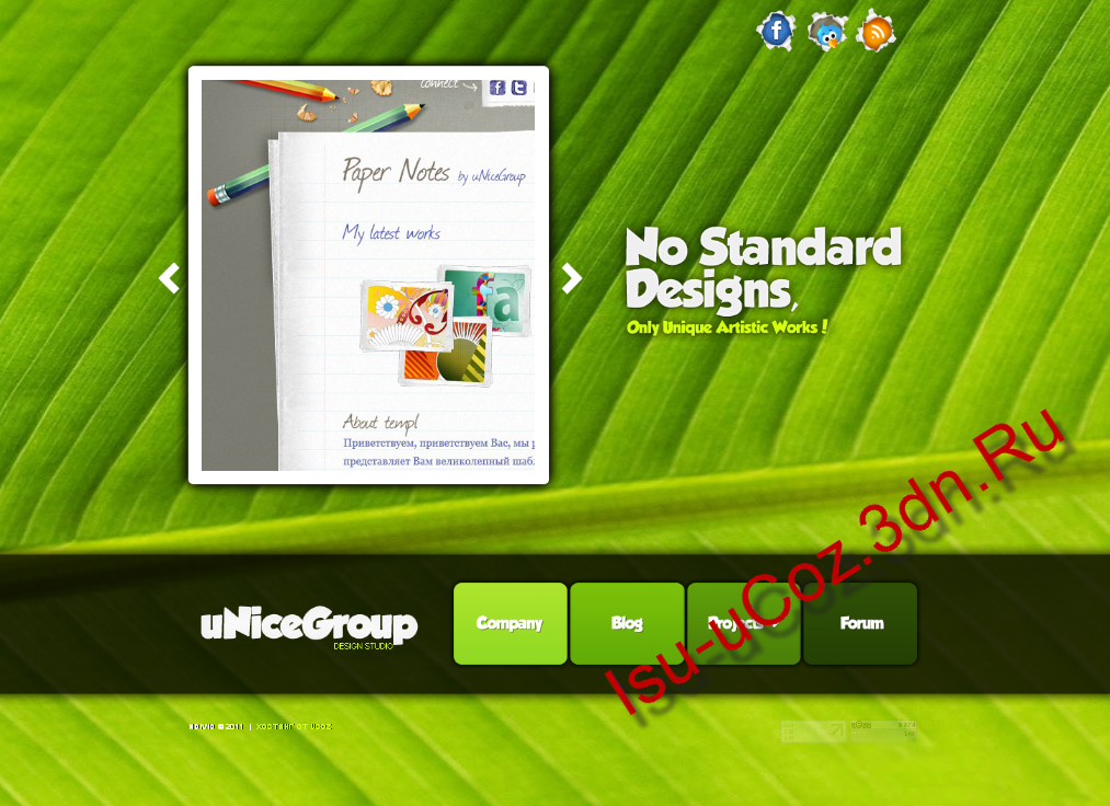 Шаблон для ucoz Unicegroup